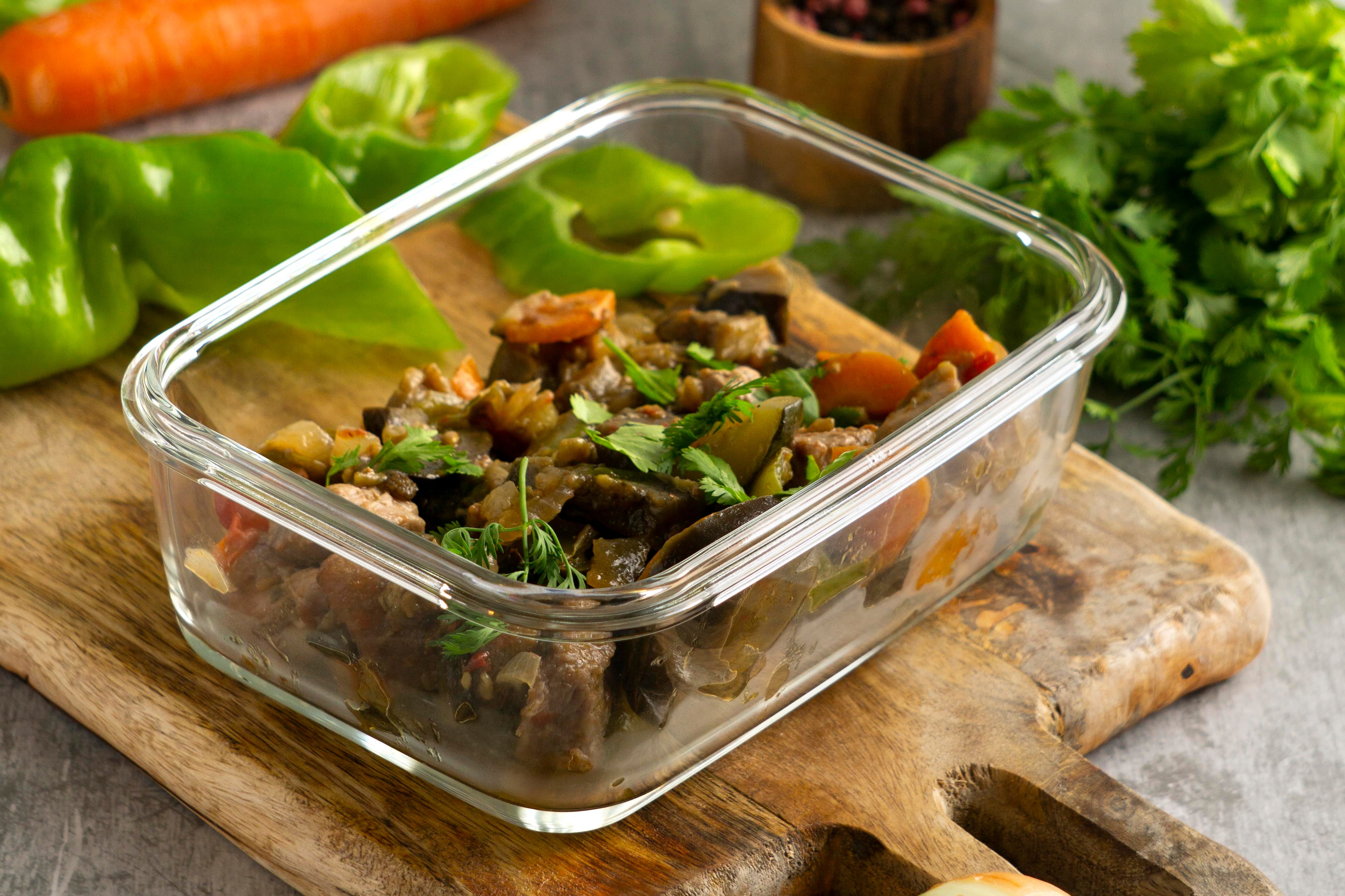 Lunchbox passable au micro-onde micro-ondable microondable couvercle en bois bambou